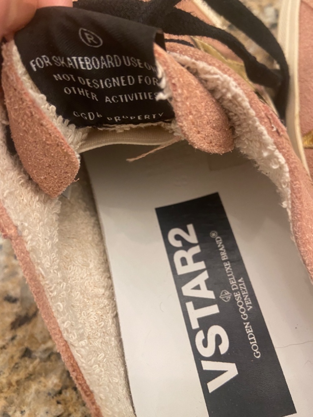 Authentic Suede Distressed Accents Low Top Sneakers Sz IT40 US 9 , 9.5 VStar2 - Picture 10 of 12